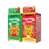NutriPOP TigerMM Kids Red in a POP 15s + Green in a POP 15s