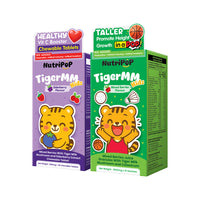 NutriPOP TigerMM Kids Green in a POP 15s + Purple in a Chew 30s